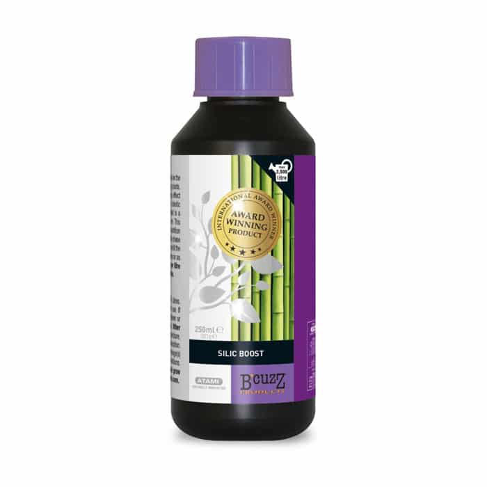 B’cuzz Silic Boost -
Stable Silicon Additive,
Boosts up strength of Plants