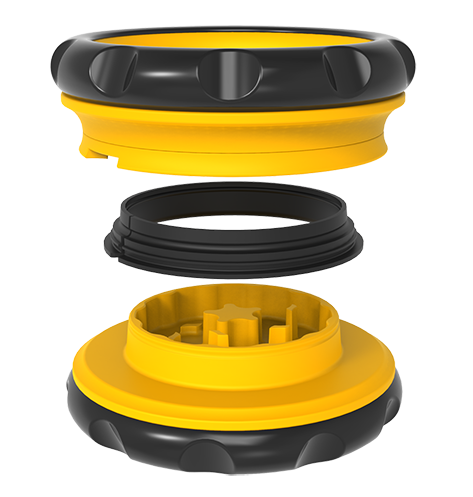 Mountain High Grinder with Cones Logo