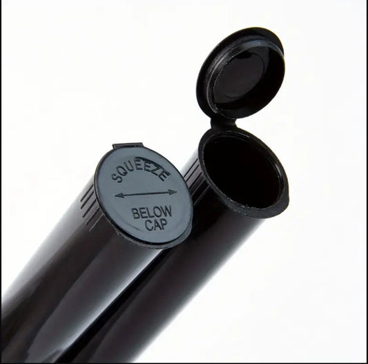 Waterproof Plastic Storage Tubes with Squeeze Top Lids