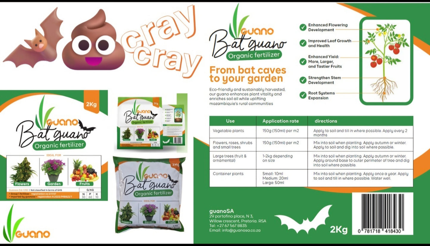 Bat Guano Organic Fertilizer