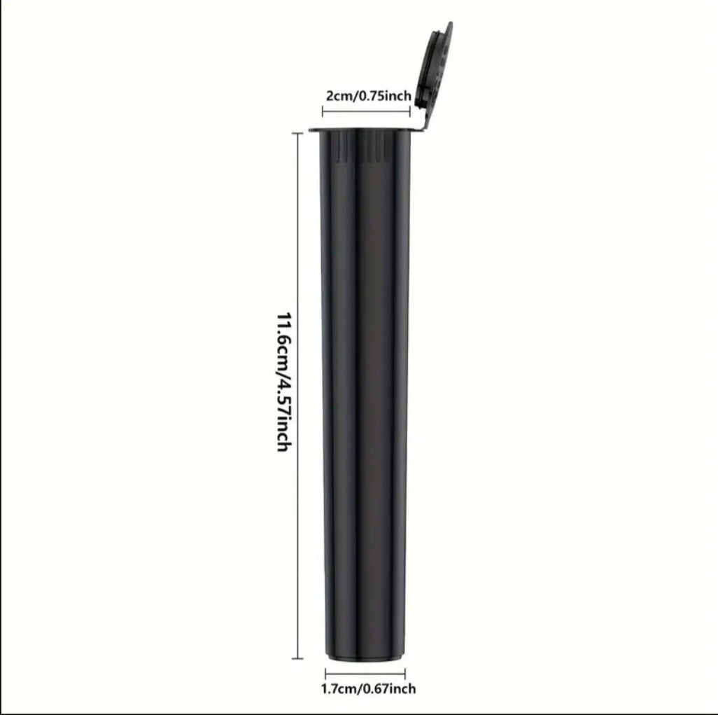 Waterproof Plastic Storage Tubes with Squeeze Top Lids