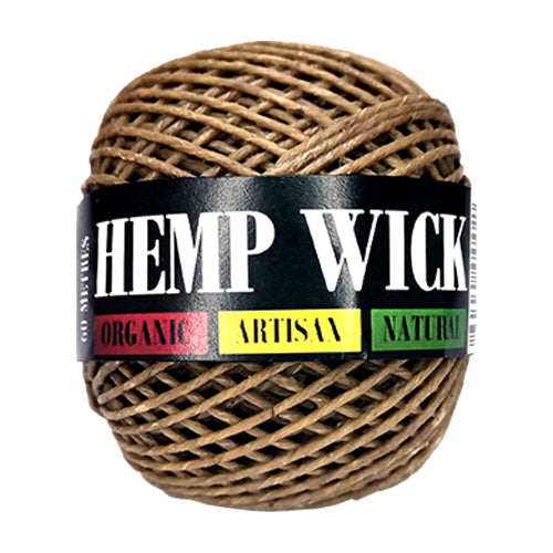 420 Accessories – Hemp Wick – Organic Beeswax Natural Hemp Roll – 1×60m