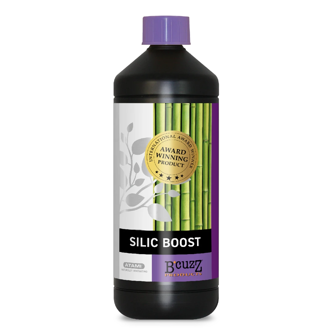 B’cuzz Silic Boost -
Stable Silicon Additive,
Boosts up strength of Plants