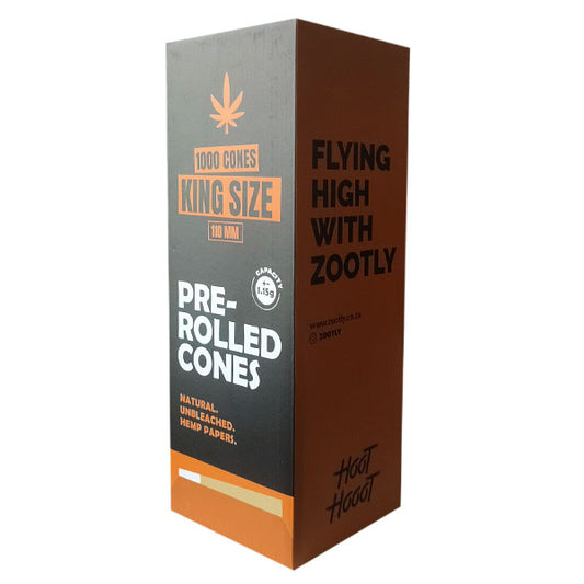 Zootly Pre-Rolled King Size Cones (1000 Cones)